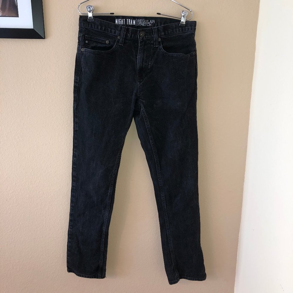 Freeworld Night Train regular stretch black denim